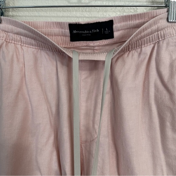 Abercrombie & Fitch Stretch Linen Cotton Blend Men’s Shorts, Sz Large - Picture 4 of 13
